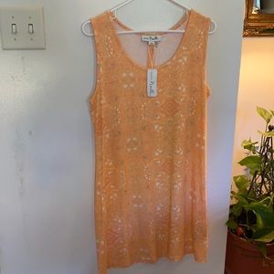 Woman’s large sleeveless dress